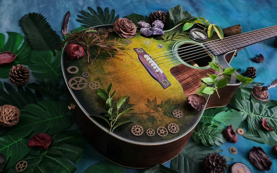 Guitar banner