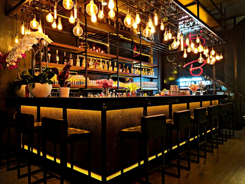 Cocktail bar ambience
