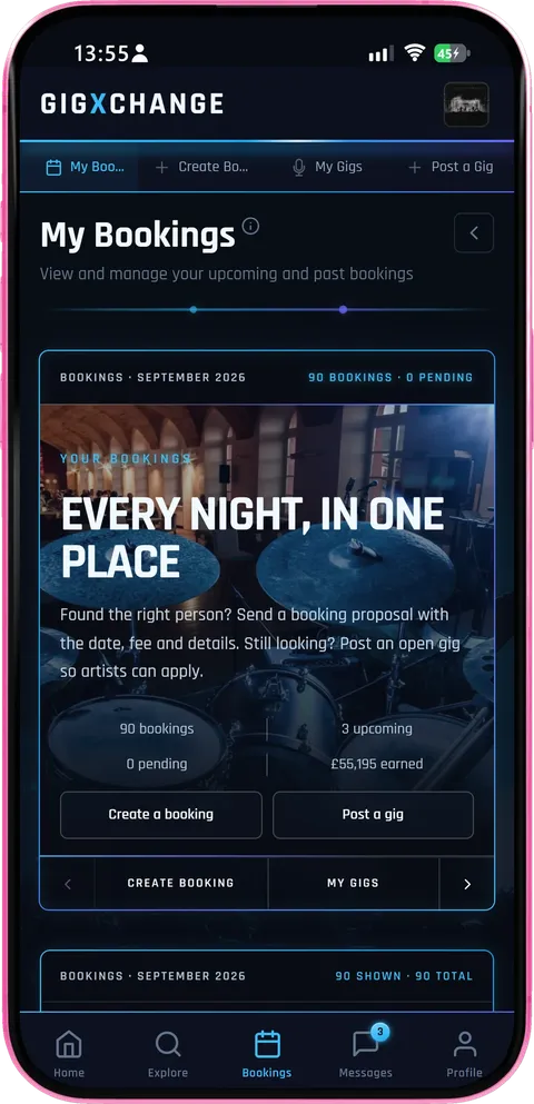 Bookings — offer, negotiate and confirm in one thread