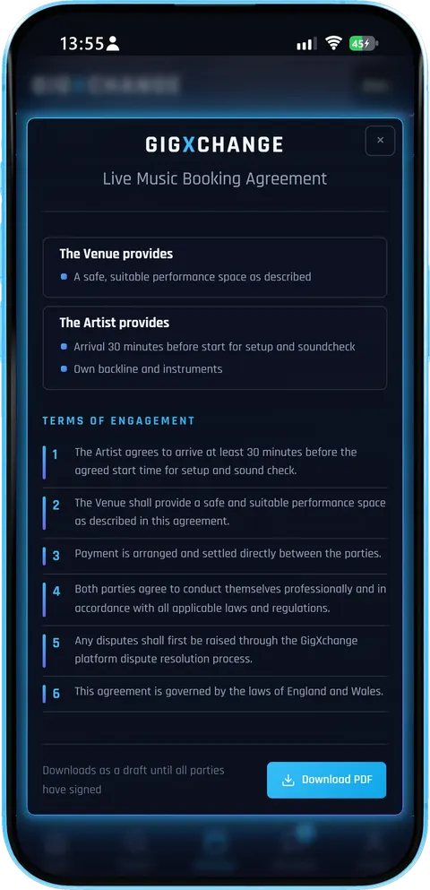 Who provides what, and the terms