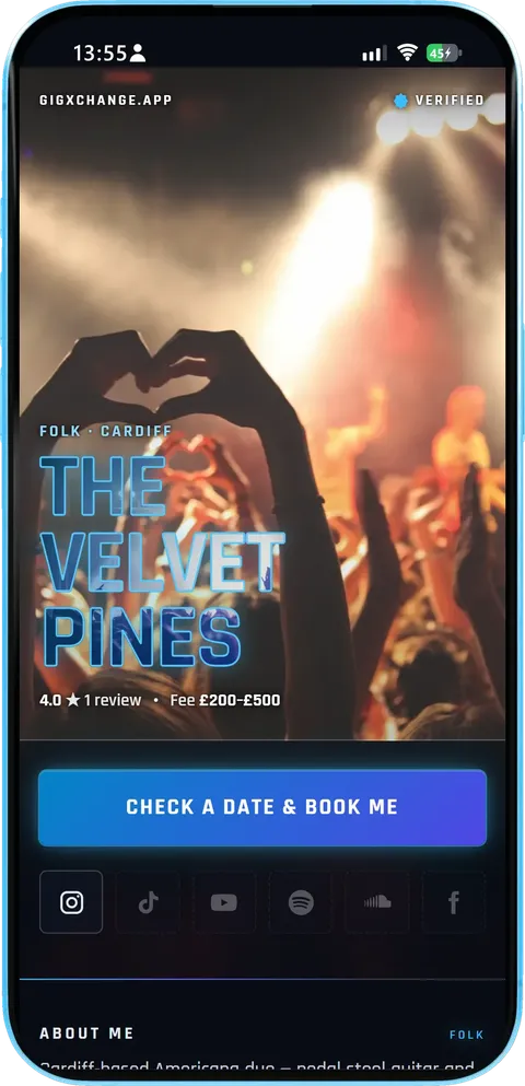 The top of the page - name, rating, fee and the booking button