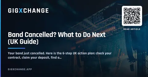 Band cancelled? The action plan