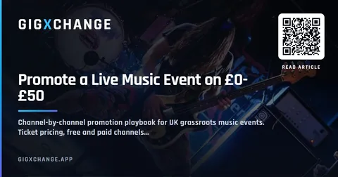 Promote a live event
