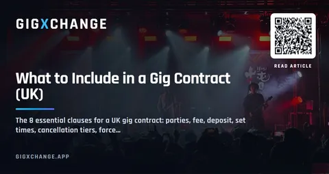 What to put in a gig contract