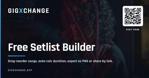 Setlist Builder — GigXchange