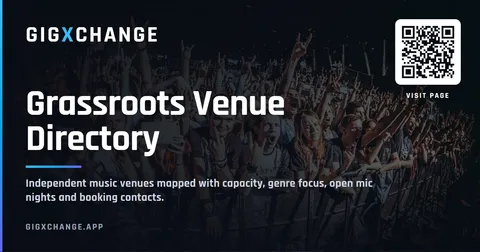 UK grassroots venue directory