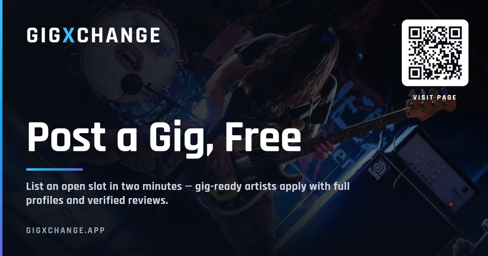 Minutes to post — GigXchange