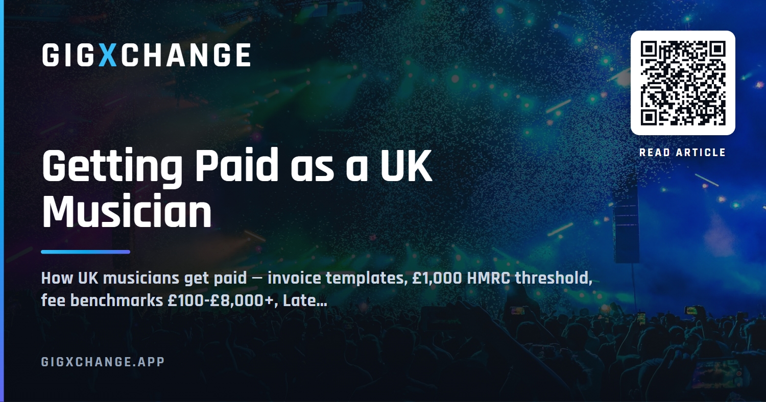 Getting paid as a UK musician
