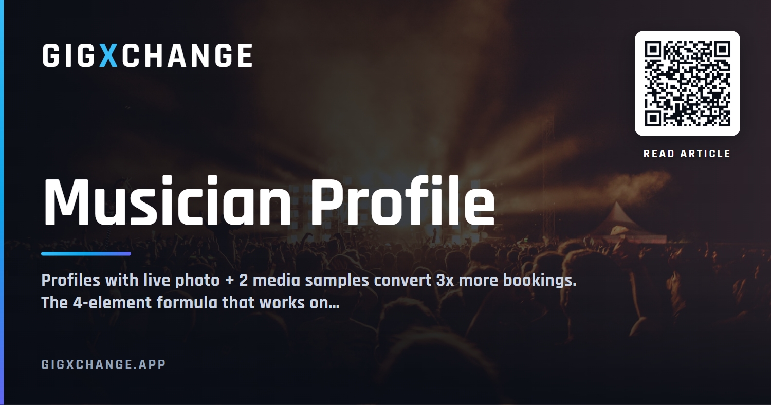 Create a killer musician profile