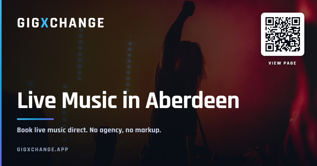 Live music venues in Aberdeen