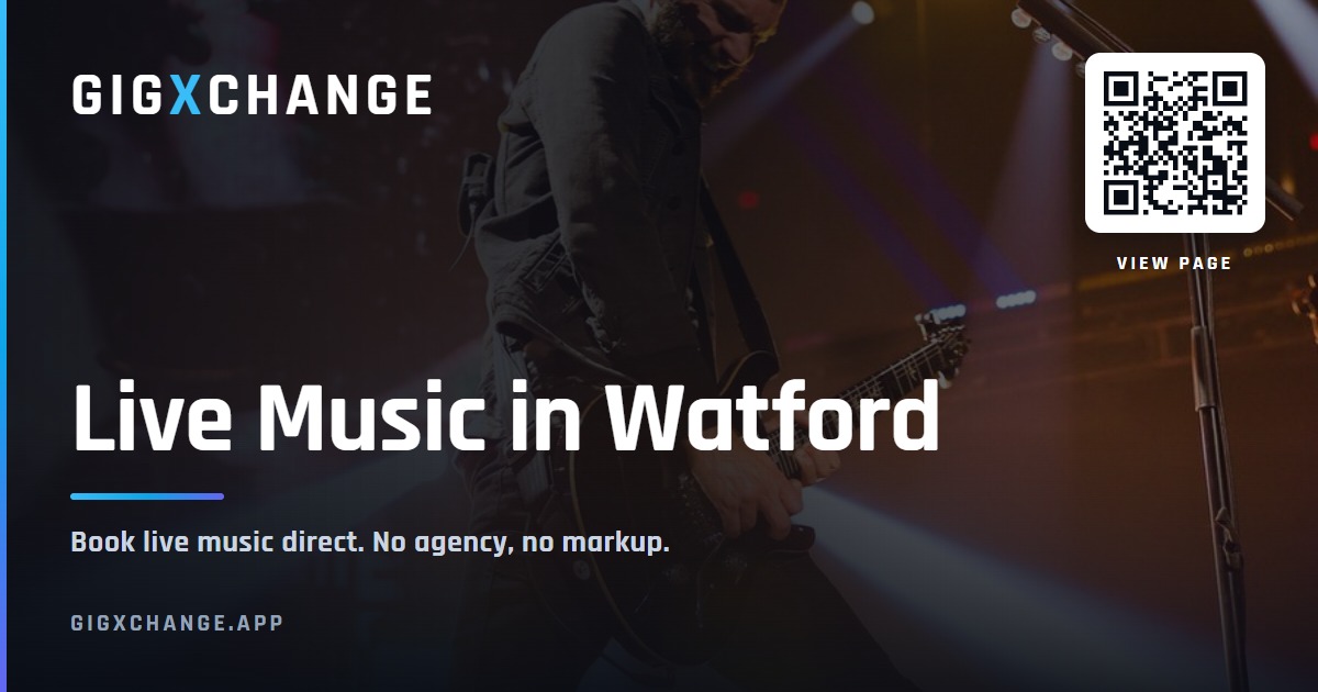 Live music venues in Watford