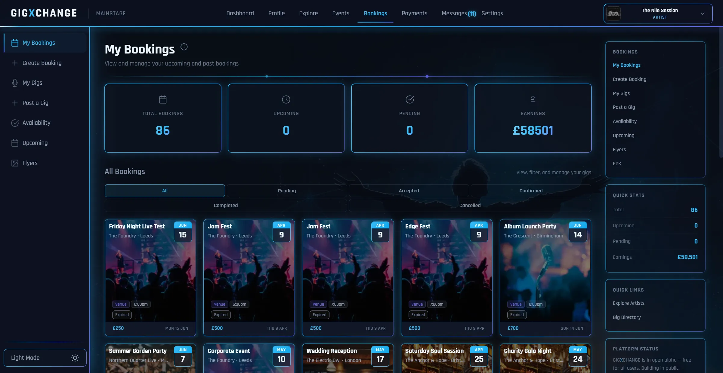 Bookings — offer, negotiate and confirm in one thread