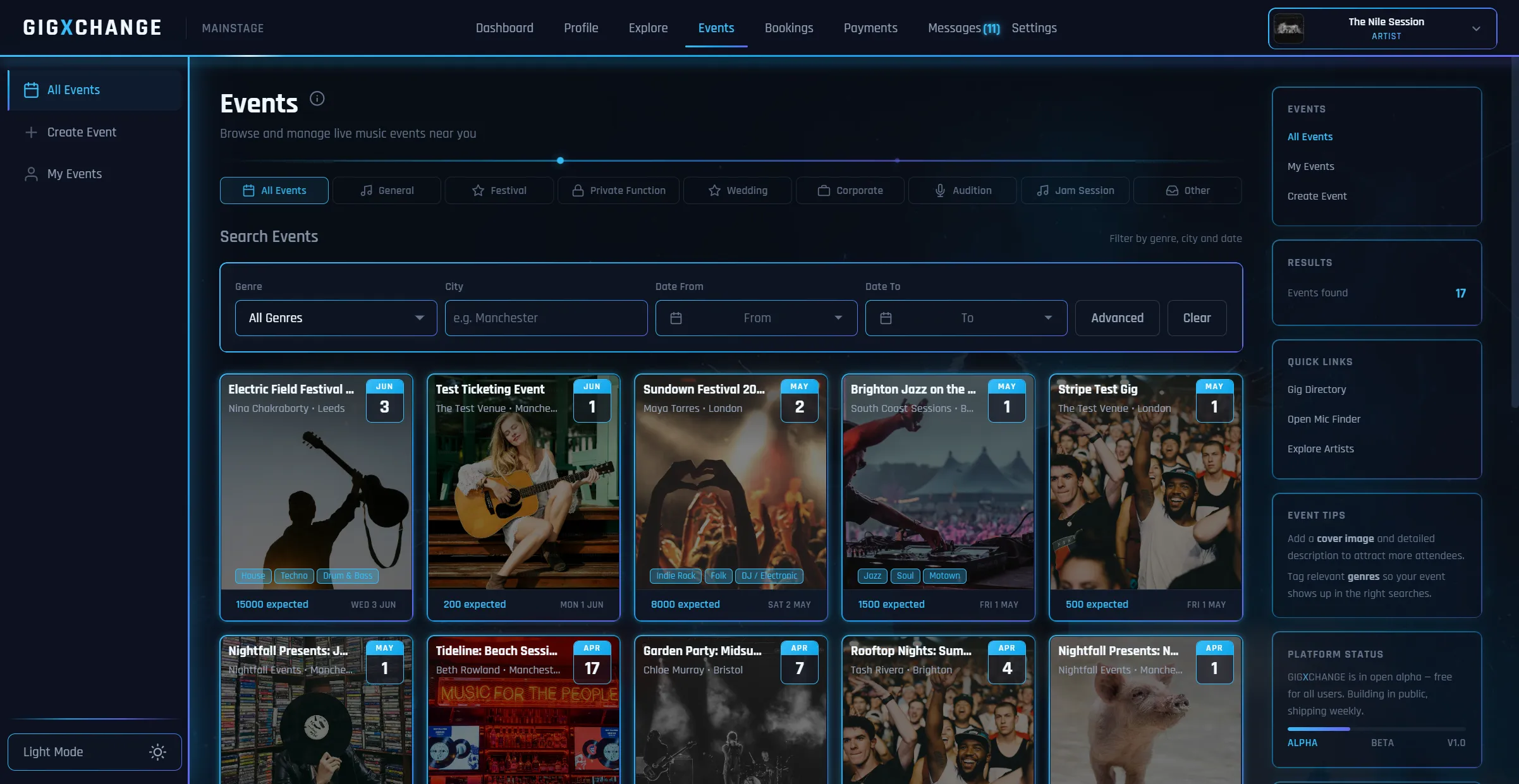 Events — turn a booking into a ticketed event