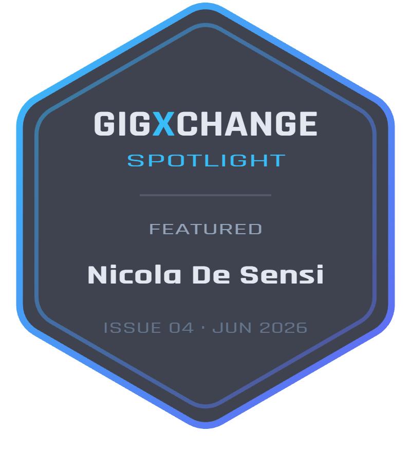Nicola De Sensi GigXchange Spotlight badge